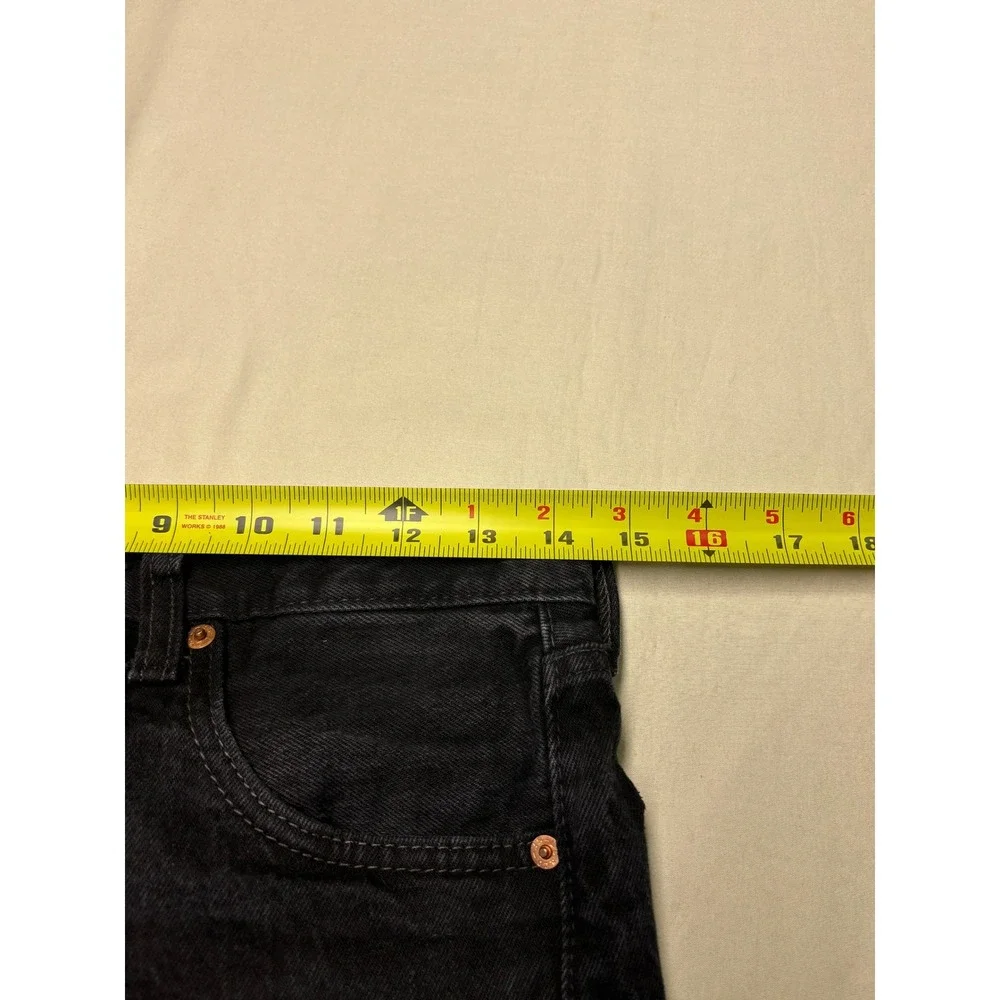 Levis Premium Big E 501 93 Straight Leg Black Jeans‎ Mens W29 L30 79830-0026